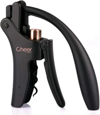 CHEER MODA Professional Corkscrew Wine Bottle Opener with Beer Opener