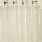 Bergamo Stripe Sheer Eyelet Curtain 165x220cm