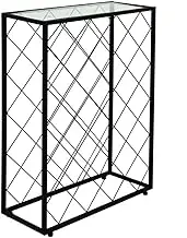 Floor Standing Metal Wine Rack Cabinet Stand 32 Bottles Home Bar Display Glass Holder Shelf Decoration Red Wine Storage Rack Interesting KeYJ