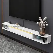 Floating TV Stand Shelf Tv Stand,Floating Tv Cabinet Matte,Wall Mounted Media Centre Tv Unit Entertainment Console for Living Room Bedroom