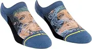 [MERGE4] Umijoo Dragon Tea No Show Socks for Women Beautiful Compression Ankle High Non Slip Socks, Multicolored, One Size