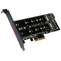 在飛比找momo購物網優惠-【伽利略】PCI-E 4X M.2 PCI-E+SATA S