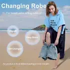 Changing Robe with Hood Changing Towel Poncho Robe Microfiber Quick Dry Beach