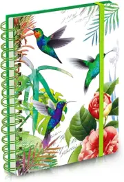 A5 Spiral Notebook, 8.5X5.7" Small Spiral Journal 160 Lined Journals for Women