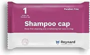 Reynard Health Supplies Rinse-Free Hair Wash Shampoo Cap, Individually Wrapped, Soft Pack, White