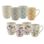 Bundanoon Coupe Mug (Set of 4) - Lace