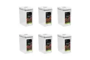 6PK Lemon & Lime Pop-Up Lid Pantry Storage Container Rectangle 1.75L 18.5cm