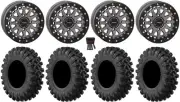 System 3 SB-6 15" Wheels Gm (6+1) 35" MotoRavage XL Tires Commander Maverick