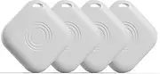 Smart Tags 4 Pack Air Tracker Item Finders Work with Apple Find My (iOS Only) Track Your Keys,Wallet,Backpack,Luggage,Super Lightweight, IPX7 Waterproof and Battery Replaceable (4 Pack)