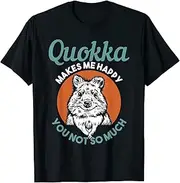 [X.Style] Quokkas Outback Quokka Selfies Quokka ds1308 T-Shirt (M) Black