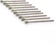 ILOVETOOL Diamond Ball Burrs 6mm Stone Engraving Tools for Dremel Pack of 10Pcs