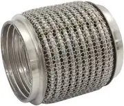 Aeroflow 3" I.D Exhaust Mesh Flex Pipe Joint 4" Long 304 S/Steel - AF9512-3000