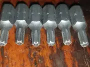 10x TT20 TH20 T20 +central security hole Torque Torx bit Screwdriver CRV-MO ABW