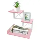 Desktop Shelf, Aesthetic Desk Organizer Table Top Mini Bookshelf, 3 Tier