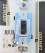 2 Leviton 15A 3-Way Toggle Switch 1203-2