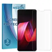 [3 Pack] OPPO R15 Anti-Glare Matte Screen Protector Film by MEZON – Case Friendly, Shock Absorption (R15, Matte)