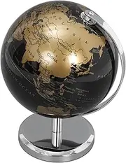 TEHAUX Desktop Globe Decor Rotatable World Globe for Home Office Classroom Geography Educational Tool Tellurian Decor for Curious Explorers present Occasion