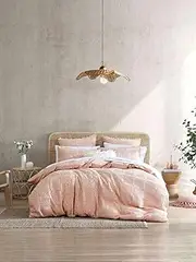 [Linen House] Galicia Quilt Cover Set, Peony, Queen Bed