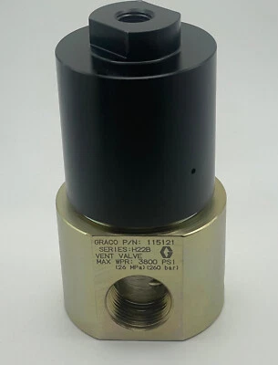 Graco 115121 Vent Valve – 1/8 in. NPT Male, 4000 psi