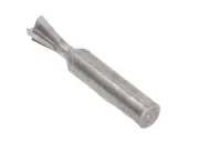 Dovetail Router Bit 4 Flute Milling Cutter Carbide Cutting Slotting Tool For Woodworking 10X80°X60L