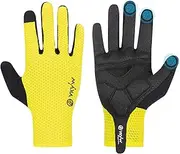 [YKYWBIKE] Cycling Gloves-Touch Screen Biker Gloves,Full Finger Mountain Bike Gloves,Shock-Absorbing MTB Bicycle Gloves for Men Women