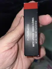 Mac Matte Lipstick Chili Number 602 0.10 Ounce New In Box