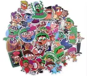 Fairly Odd Parents Themed Set of 35 Assorted Stickers Decal Set