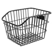 Bicycle Bike Metal Wire Rear Storage Basket Cargo Container for Folding Bike