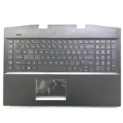 For HP Omen Plus 17-CB Palmrest Backlit Keyboard Small Charging Hole No touchpad