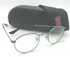 New Ray-Ban Reading Glasses RB 3447-V 2620 47-21 Gunmetal Round Frames Readers