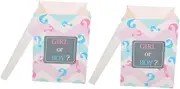 NOLITOY Shower Balloon Box Gender Reveal Party Supplies Pcs Paper Crafted Receiving Box for Event