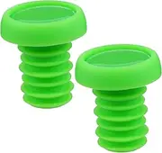 JOINPAYA 1Pair Handlebar End Lock Plugs Bike Handlebar Caps for Road Mountain Folding Bikes Easy Installation High Strength Corrosion Resistant Covers