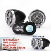 Motorcycle Audio Bluetooth Handsfree Radio Sound Player with 2 Amplifier Speaker