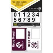 NRL Sea Eagles Rego Reminder Decal - N-RR-SE
