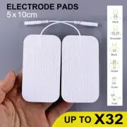 4-32X Tens Machine Electrode Pad Self Adhesive Electrodes Pad Reuseable 5*10cm