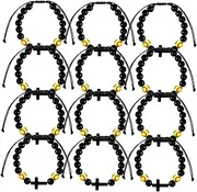 TOGEVAL Adjustable Softball Bracelet for Men Mens Bracelets Ball Charm Hand Chain Sports Birthday Party Decorations