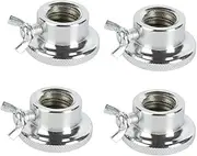 BELLIFFY 4 Pack Barbell Collar Lock Hex Nuts Gym Equipment for Dumbbell Sturdy Hex Screw Cap Anti Silent Gasket Easy to Carry