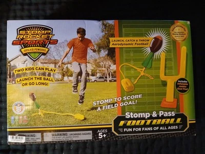 Stomp Rocket Stomp & Pass Toy Football NEW