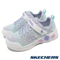 在飛比找PChome24h購物優惠-Skechers 休閒鞋 S Lights 中童鞋 紫 炫彩