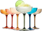 Khen Shatterproof Tritan | 6 Set | Muted Color European Design Drinkware Unbreakable Colored, BPA-free Plastic, Reusable, Indoor & Outdoor