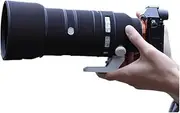 CHASING BIRDS Camouflage Waterproof Lens Coat for Sony FE 70-200mm F2.8 GM OSS II Rainproof Lens Protective Cover (Classic Black, with 1.4X TC (SEL14TC))