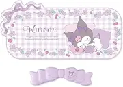 Kuitmor Kawaii Anime Mouse Pad Wrist Rest Support Set - Non-Slip Desk Mat and Memory Foam Bowknot Wrist Rest for Keyboard and Mouse,Perfect for Gaming or Home Office Work (Purple)