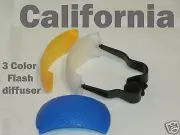 3 Color Pop Up Flash Diffuser For Canon Rebel T3i T2i T1i XSi XTi 500D 550D 600D