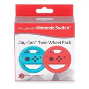3rd Earth Joy-Con Twin Wheel for Switch (Red and Blue)