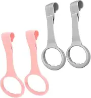BESPORTBLE Walking Practice Ring 4pcs Safety Pull Bar for Crib Playpen Enhance Arm Strength