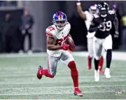Sterling Shephard New York Giants Unsigned Running in Touchdown Photo