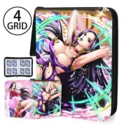 One Piece TCG Binder Premium leather boa hancock Waifu Kawai 4 grid 400 cards