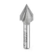 Amana Tool 45705 Carbide Tipped V Groove 60 Degree Router Bit 1/4" shank