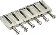 Graph Tech String Saver PG-8000-00 - Classics Strat & Tele Style Saddles - 2 1/6" String Spacing - Brushed Steel Finish