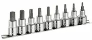 Expert 1/2'' drive Torx screwdriver sockets set- 9 pieces